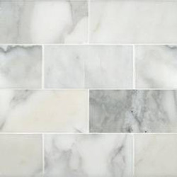 MSI Calacatta Gold 3 x 6 Polished Marble Subway TCALAGOLD36P